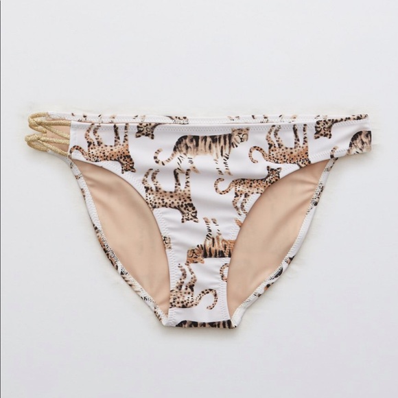 *SOLD* Aerie Animal Print Wide Strap Scoop Bikini - Picture 5 of 6